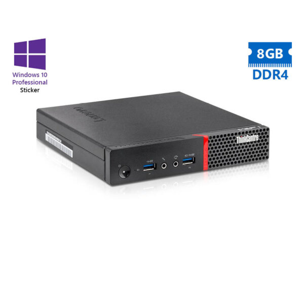 Lenovo ThinkCentre M900 Tiny i5-6500T/8GB DDR4/500GB/No ODD/10P Grade A Refurbished PC - Image 1
