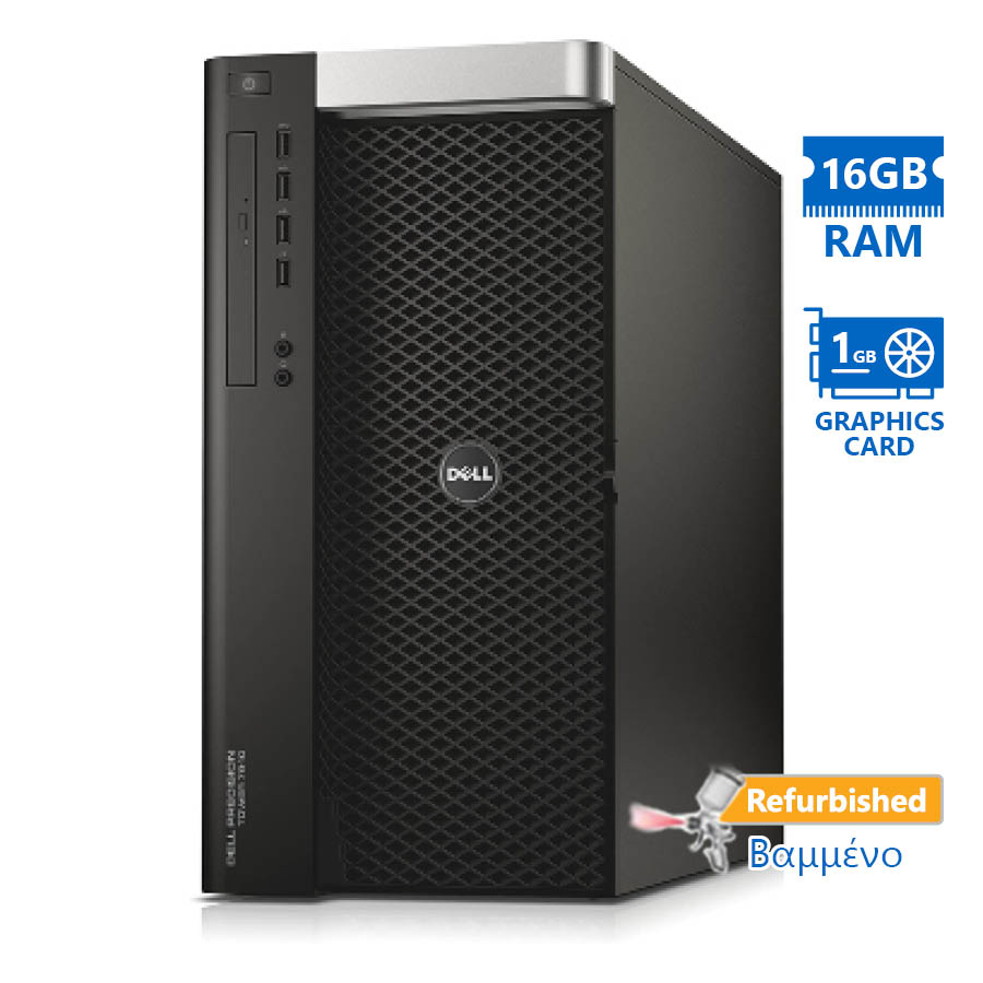 95438_1 Dell Precision T7610 Tower Xeon E5-1650v2(6-Cores)/16GB DDR3/1TB/Nvidia 1GB/DVD/7P Grade A+ Workstat - Image 1