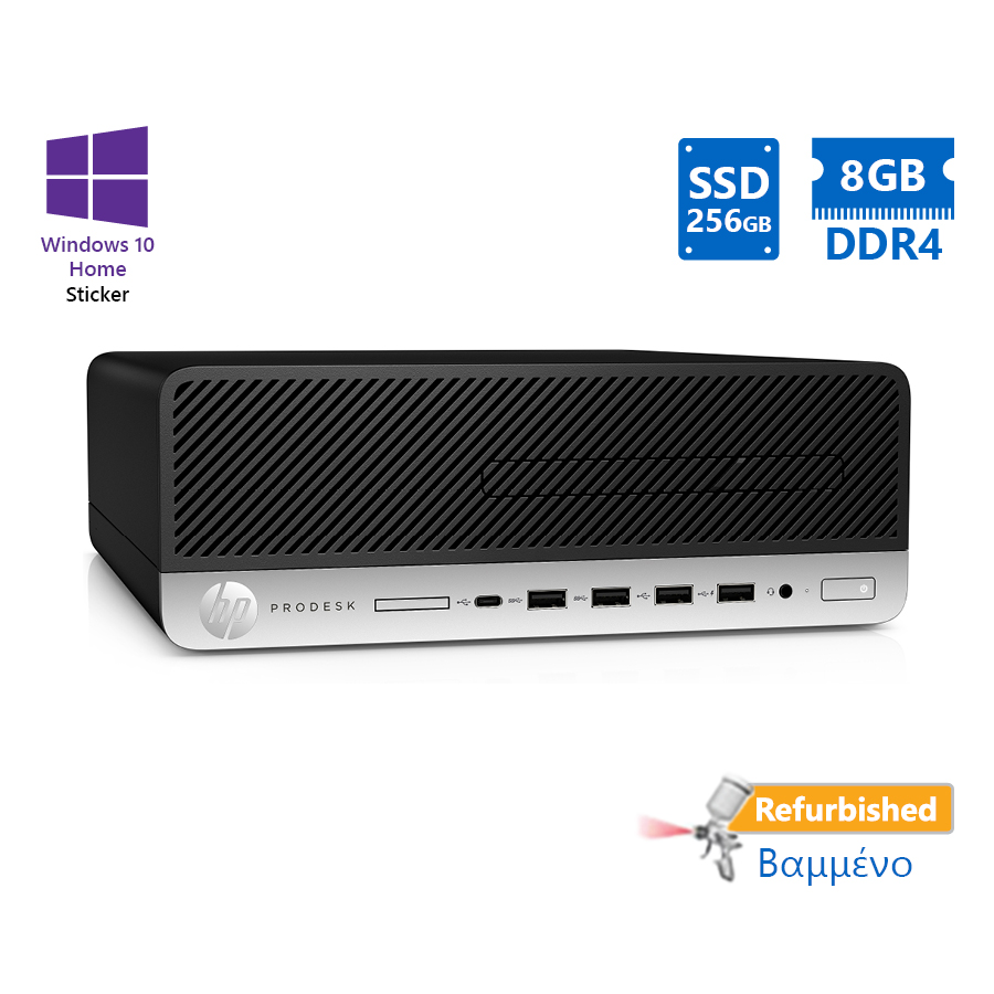 100131_1 HP 600G3 SFF i5-6500/8GB DDR4/256GB SSD/No ODD/10H Grade A+ Refurbished PC - Image 1