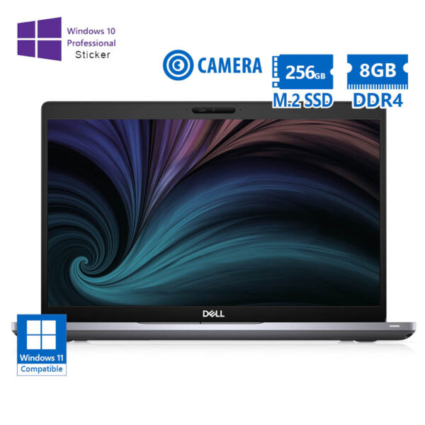 Dell (A-) Latitude 5510 i5-10310U/15.6\"/8GB DDR4/256GB M.2 SSD/No ODD/Camera/10P Grade A- Refurbishe - Image 1