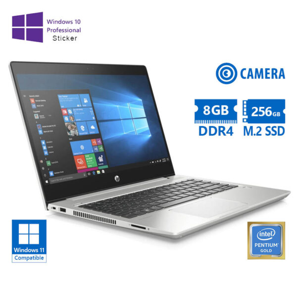 HP ProBook 440 G6 Gold 5405U/14\"/8GB DDR4/256GB M.2 SSD/No ODD/Camera/10P Grade A Refurbished Laptop - Image 1