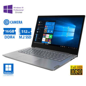 Lenovo (A-) ThinkBook 14-IIL i7-1065G7/14\"FHD/16GB DDR4/512GB M.2 SSD/No ODD/Camera/10P Grade A- Ref