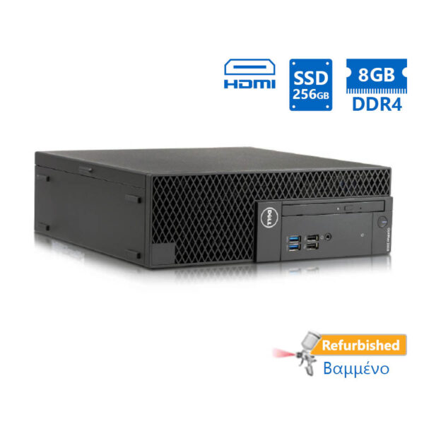 Dell 3050 SFF i5-7500/8GB DDR4/256GB SSD/DVD/Grade A+ Refurbished PC - Image 1