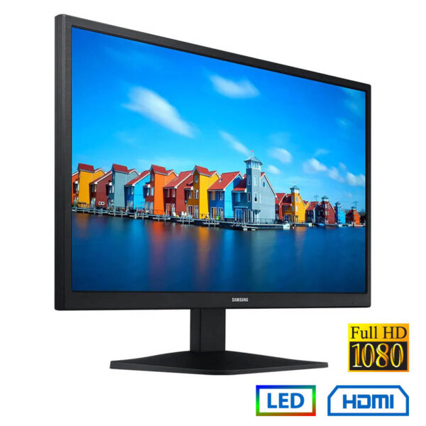 Used Monitor S22A33 LED/Samsung/24\"FHD/1920x1080/Wide/Black/D-SUB & HDMI - Image 1