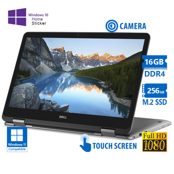 Dell Inspiron 7773 Hybrid (2 in 1) i7-8550U/17.3\"FHD Touchscreen/16GB DDR4/256GB M.2 SSD/No ODD/Came - Image 1
