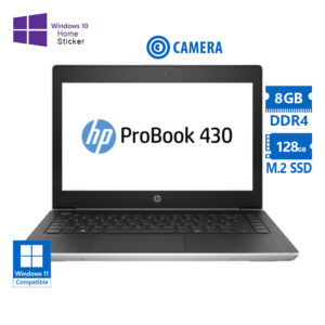 HP (A-) ProBook 430 G5 i3-8130U/13.3”/8GB DDR4/128GB M.2 SSD/No ODD/Camera/10H Grade A- Refurbished