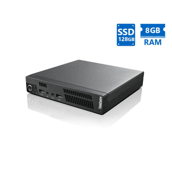 Lenovo M92 Tiny i5-3470T/8GB DDR3/128GB SSD/No ODD/7P Grade A Refurbished PC - Image 1