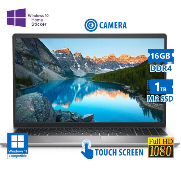 Dell Inspiron 3530 i7-1355U/15.6\"FHD Touchscreen/16GB DDR4/1TB M.2 SSD/No ODD/Camera/10H Grade A Ref - Image 1
