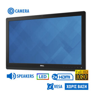 Used Monitor UZ2315Hx LED/Dell/23\"FHD/w/Camera/1920x1080/Wide/Silver/Black/w/Speakers/No Stand/D-SUB