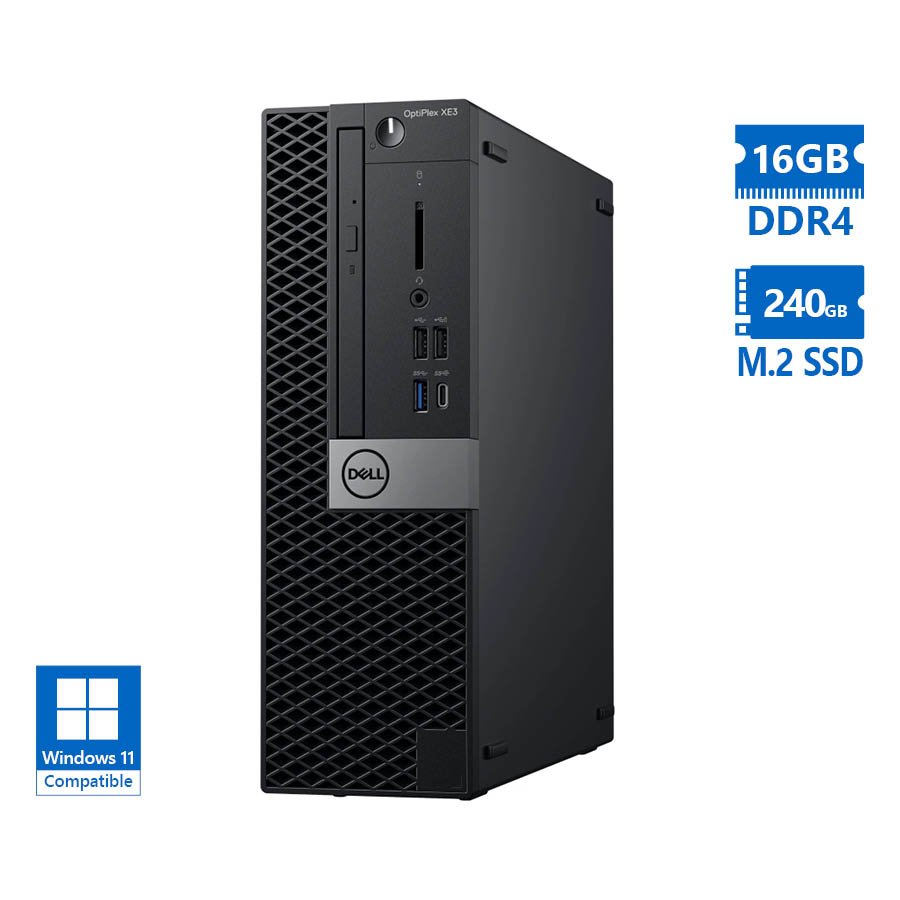 101570_1 Dell XE3 i7-8700/16GB DDR4/240GB M.2 SSD/No ODD/Grade A+ Refurbished PC - Image 1