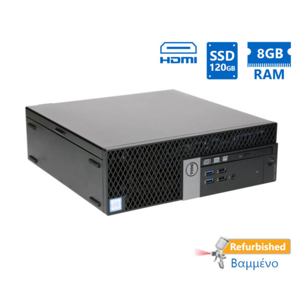 Dell 3040 SFF i3-6100/8GB DDR3/120GB SSD/No ODD/10P Grade A+ Refurbished PC - Image 1