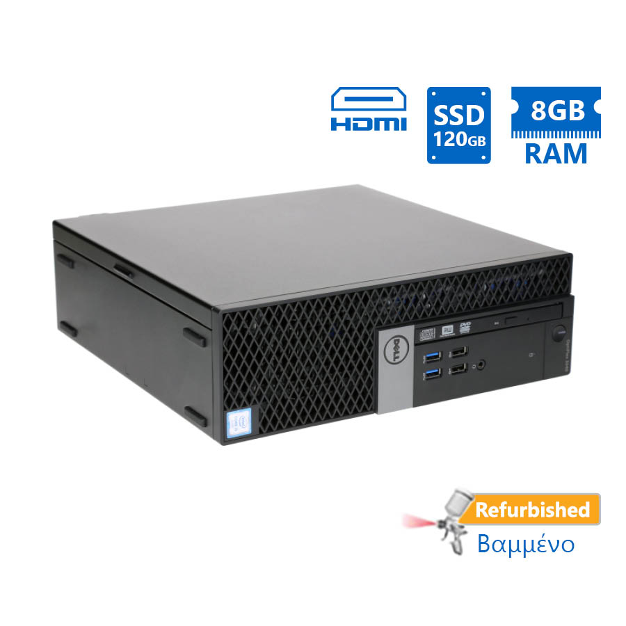 101577_1 Dell 3040 SFF i3-6100/8GB DDR3/120GB SSD/No ODD/10P Grade A+ Refurbished PC - Image 1