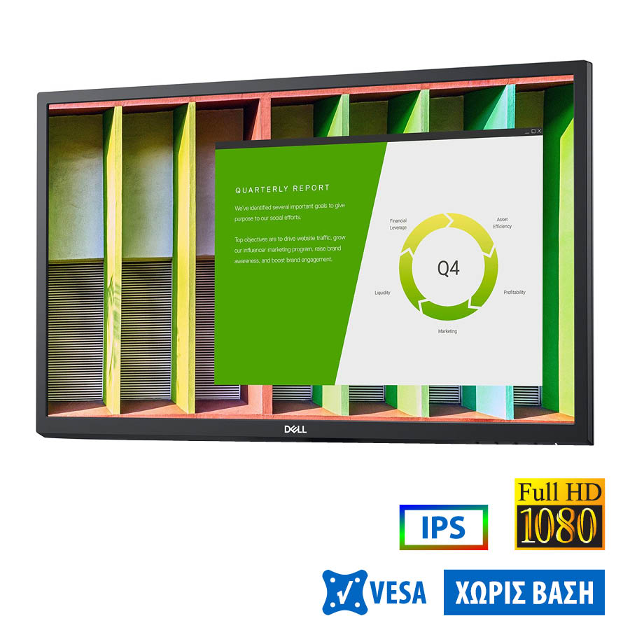 101596_1 Used Monitor E2422H IPS LED/Dell/24\"FHD/1920x1080/Wide/Black/No Stand/D-SUB & DP - Image 1