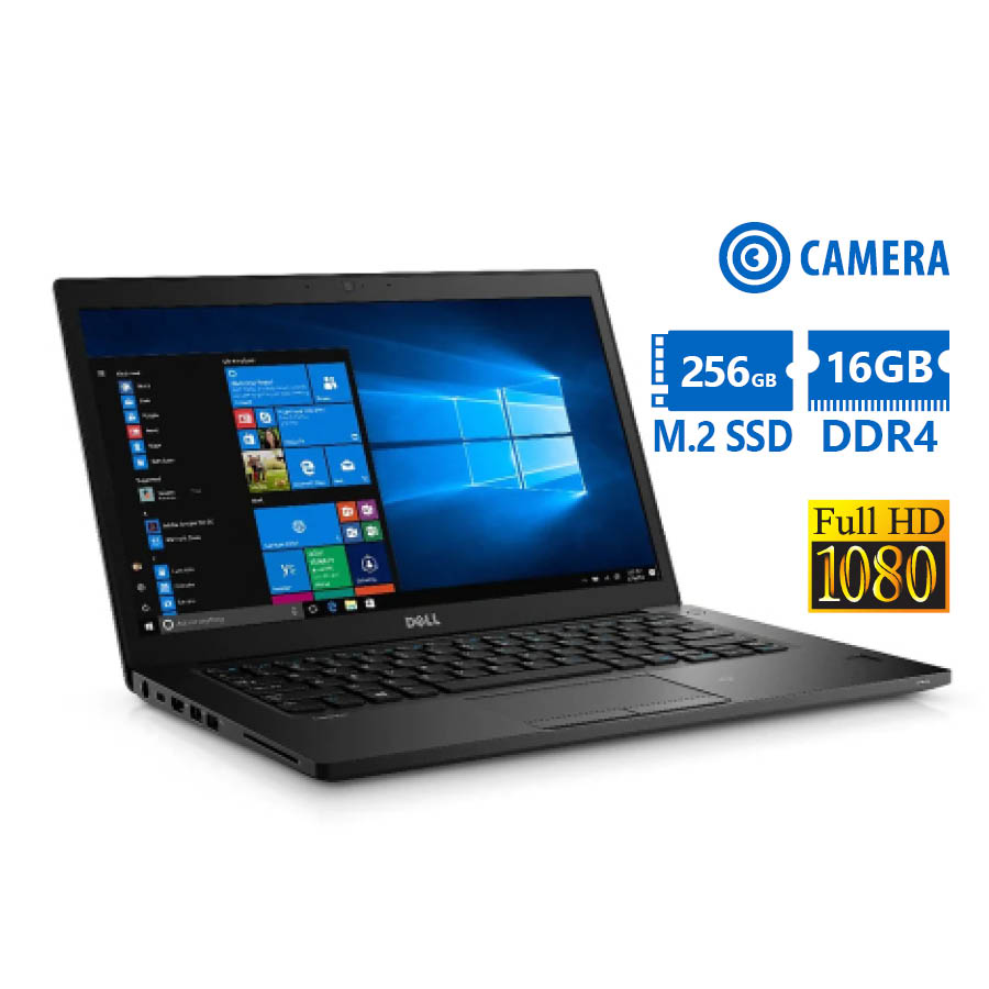101634_1 Dell Latitude 7480 i5-7300U/14\"FHD/16GB DDR4/256GB M.2 SSD/No ODD/Camera/Grade A Refurbished Laptop - Image 1