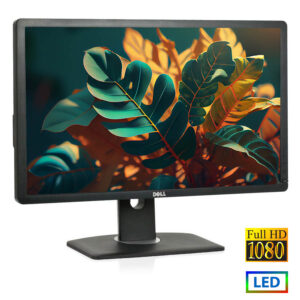 Used Monitor P2412Hx LED/Dell/24\"FHD/1920x1080/Wide/Black/D-SUB & DVI-D & USB HUB