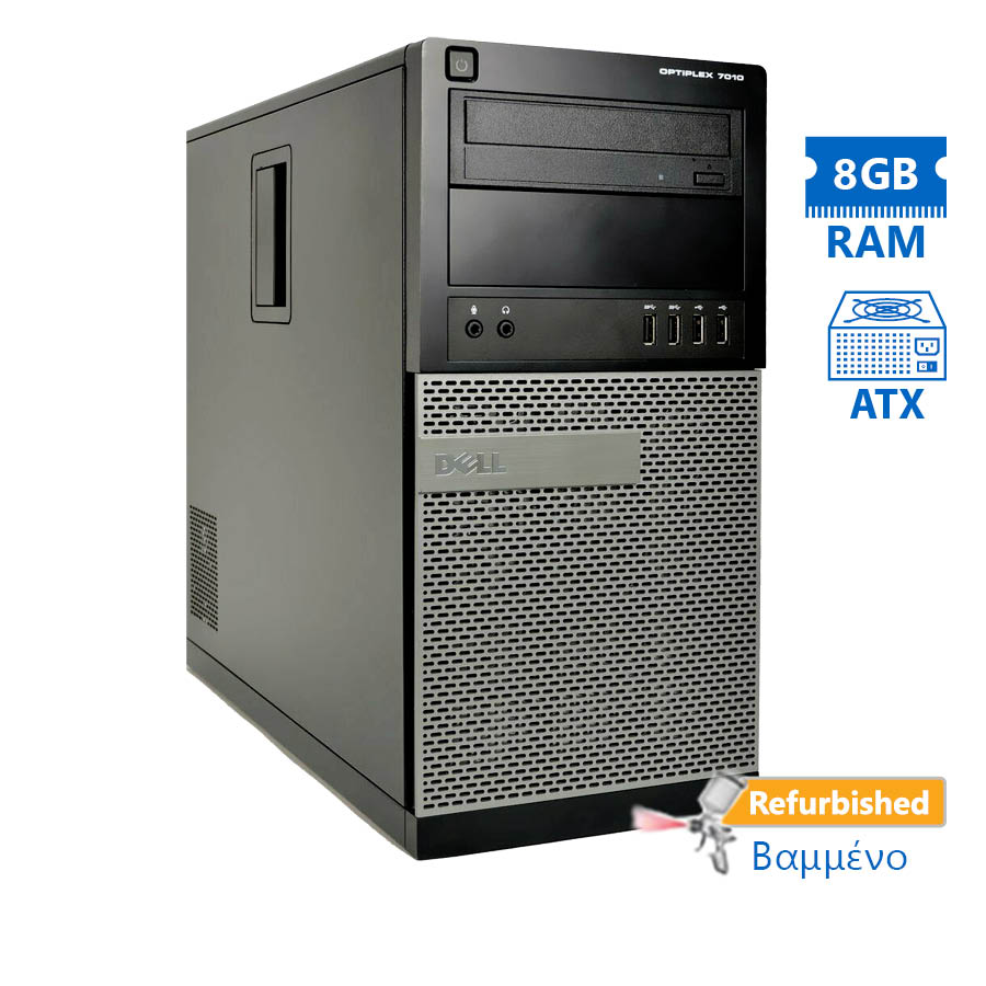 68701_1 Dell 7010 Tower i5-3470/8GB DDR3/500GB/DVD/7P Grade A+ Refurbished PC - Image 1