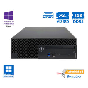 Dell 3070 SFF i5-9500/8GB DDR4/256GB M.2 SSD/DVD/10P Grade A+ Refurbished PC