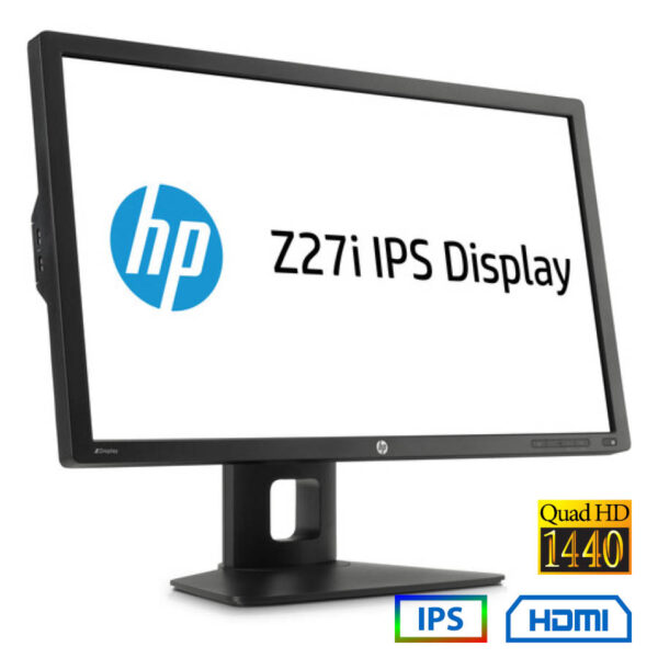 Used (A-) Monitor Z27i Q-LED/HP/27\"QHD/2560x1440/Wide/Black/Grade A-/D-SUB & DVI-D & DP & HDMI & USB - Image 1