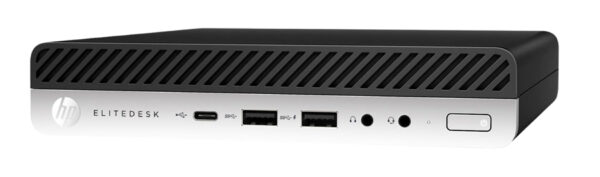 HP PC EliteDesk 705 G4 Micro, Refurbished Grade A Repainted, RYZEN 5 2400GE, 8/256GB M.2, FreeDOS - Image 1