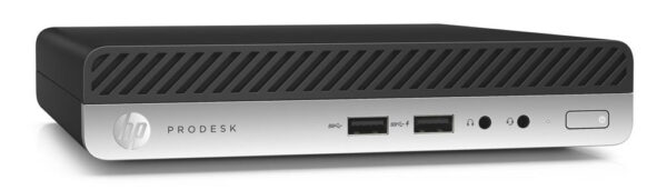 HP PC ProDesk 400 G4 Micro, Refurbished Grade A Repainted, i3-8100T, 8/256GB M.2, FreeDOS - Image 1
