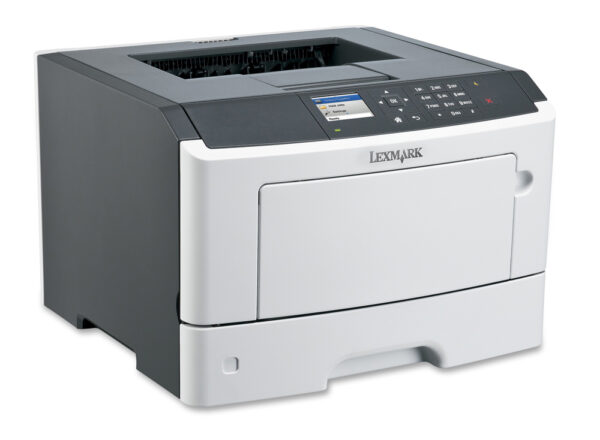 LEXMARK used Printer MS417dn, laser, monochrome, με toner & drum - Image 1
