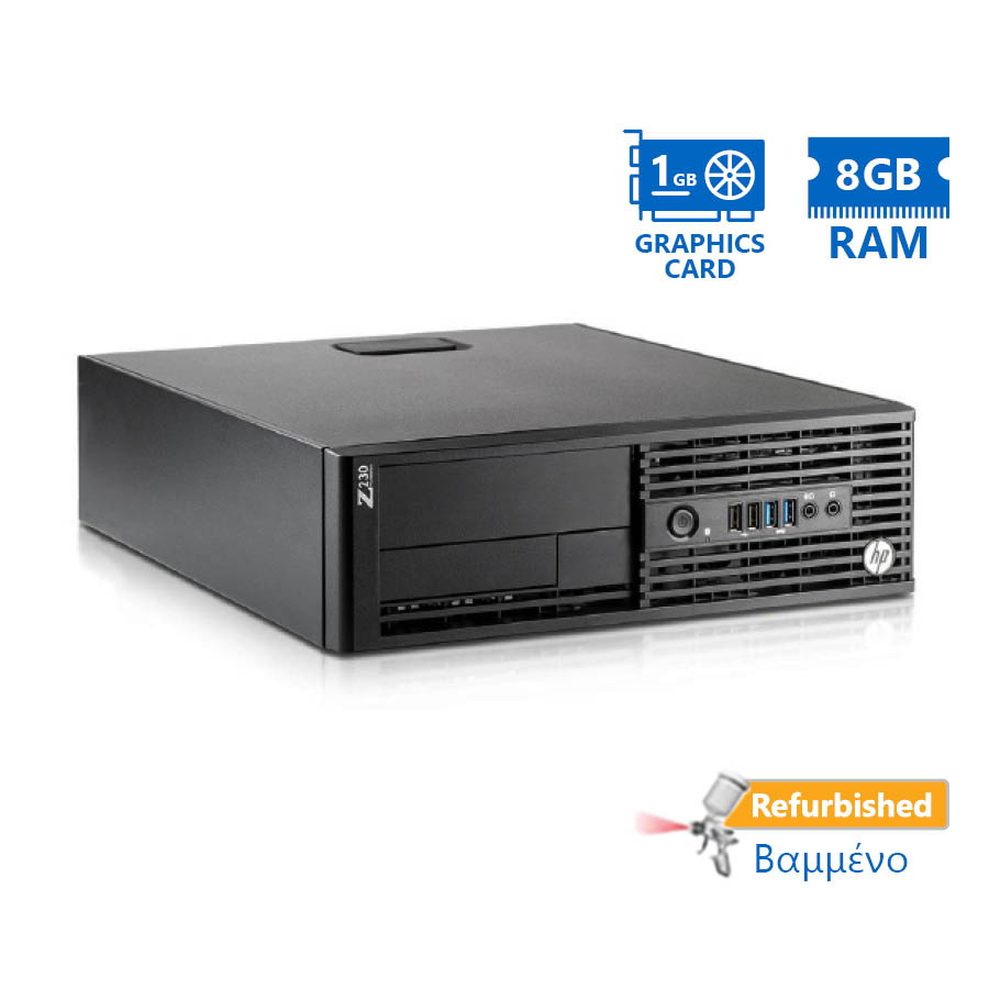 101661_1 HP Z230 SFF i7-4770/8GB DDR3/1TB/ATI 1GB/DVD/8P Grade A+ Workstation Refurbished PC - Image 1