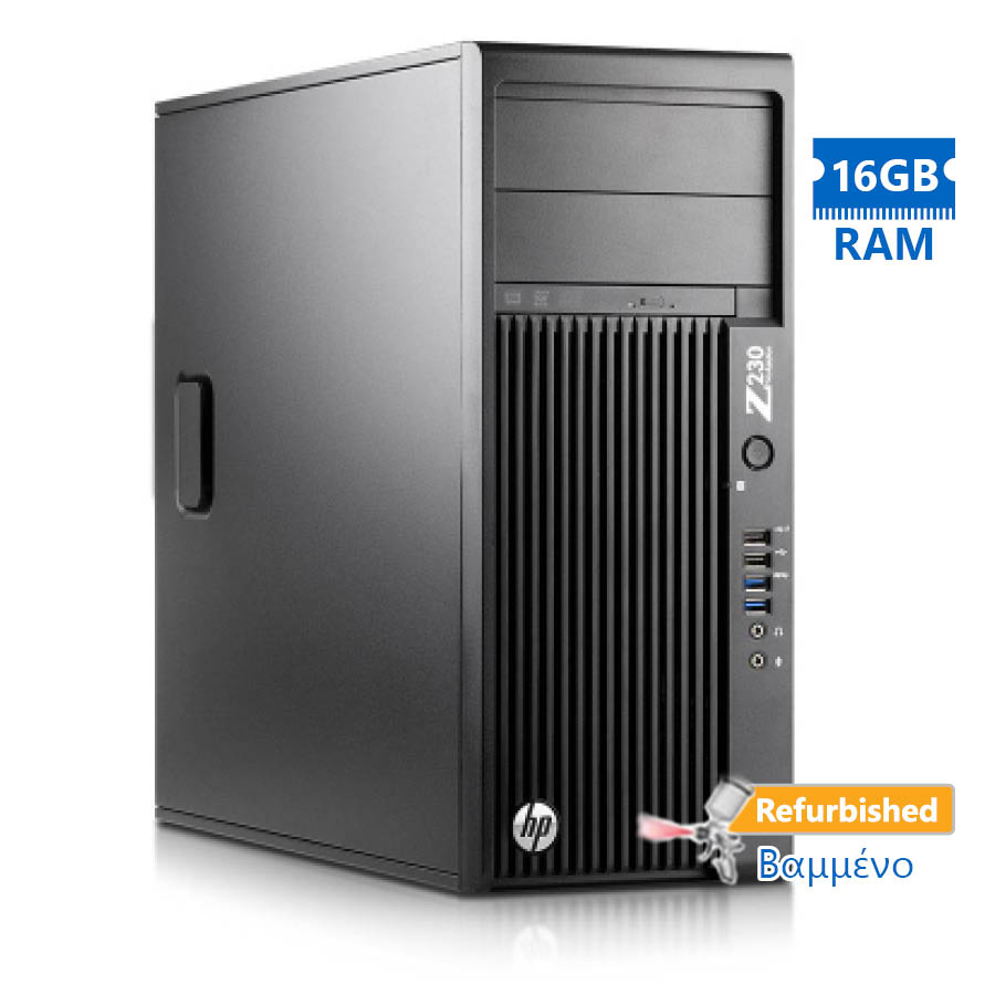 101662_1 HP Z230 Tower i7-4790/16GB DDR3/1TB/DVD/8P Grade A+ Workstation Refurbished PC - Image 1