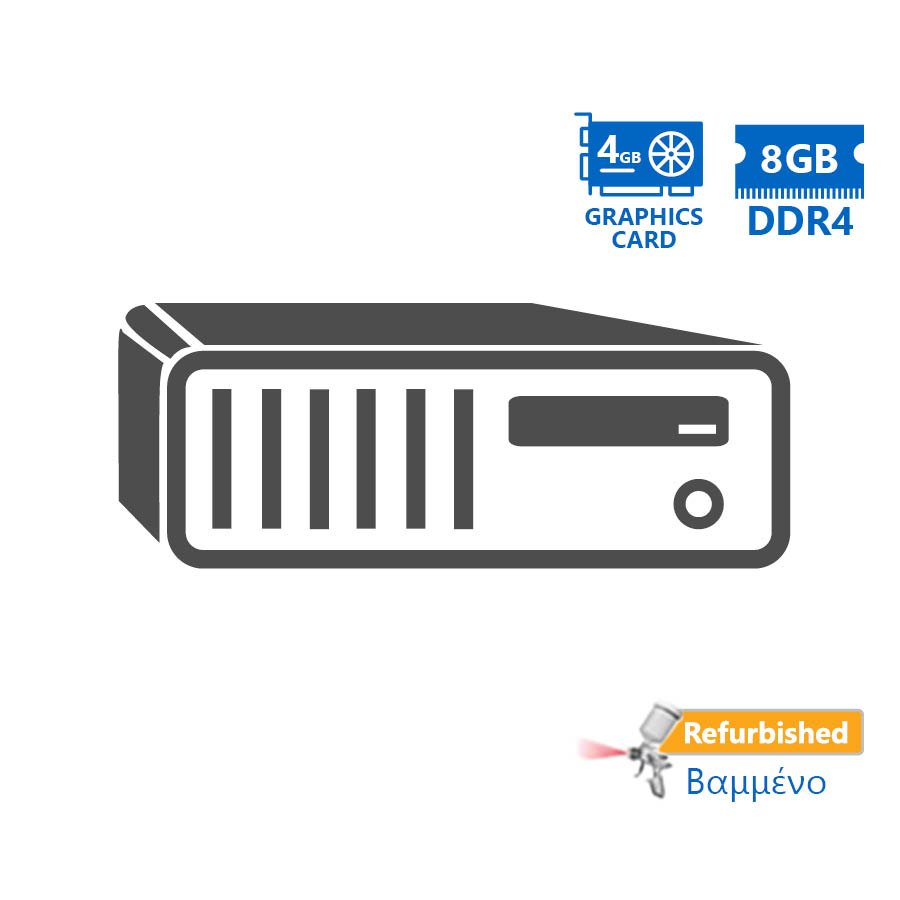 101674_1 OEM SFF Xeon E3-1230v6(4-Cores)/8GB DDR4/500GB/Nvidia 4GB/DVD/Grade A+ Workstation Refurbished PC - Image 1