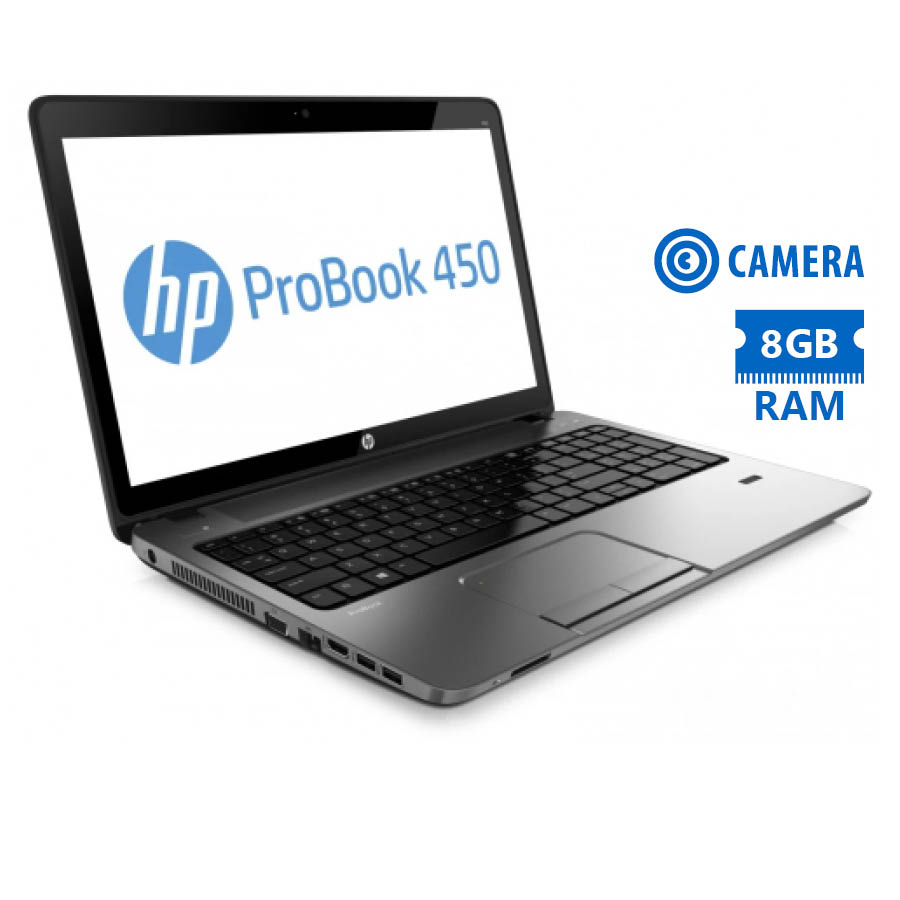 101691_1 HP ProBook 450 G1 i5-4200M/15.6\"/8GB DDR3/500GB/DVD/Camera/8P Grade A Refurbished Laptop - Image 1
