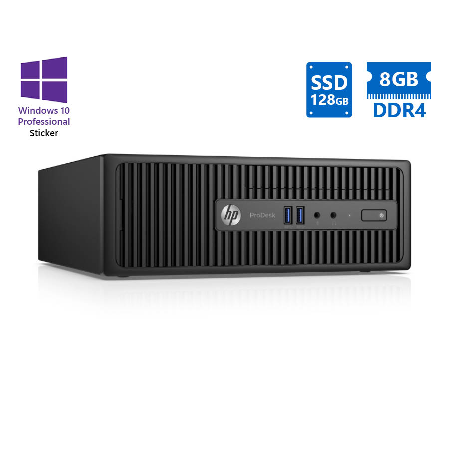 101701_1 HP (A-) 400G3 SFF i5-6500/8GB DDR4/128GB SSD/No ODD/10P Grade A- Refurbished PC - Image 1