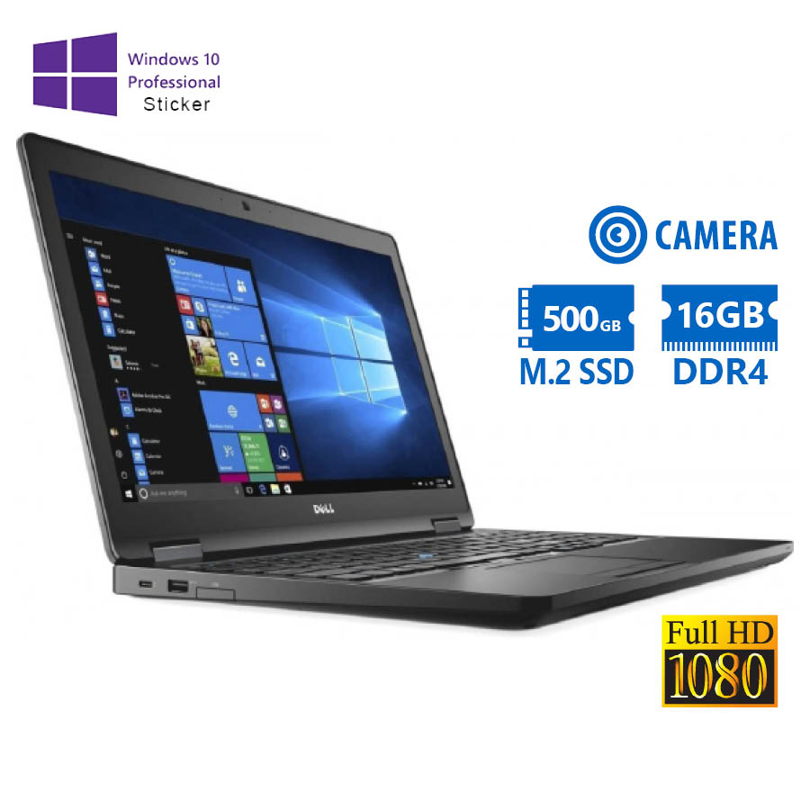 101727_1 Dell Latitude 5580 i7-7820HQ/15.6``FHD/16GB DDR4/500GB M.2 SSD/No ODD/Camera/Grade A Refurbished Lap - Image 1