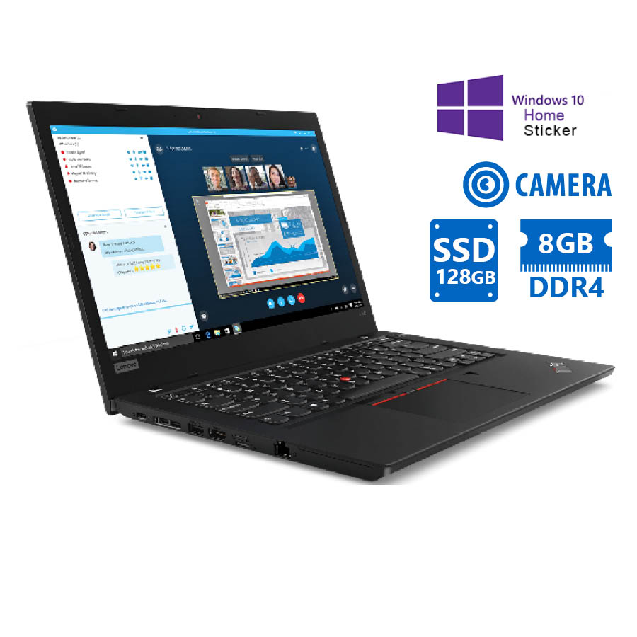 101789_1 Lenovo (A-) ThinkPad L480 i5-7300U/14``/8GB DDR4/128GB SSD/No ODD/Camera/10H Grade A- Refurbished La - Image 1