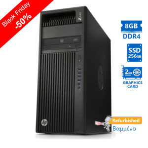 HP Z440 Tower Xeon E5-1620v3(4-Cores)/8GB DDR4/256GB SSD/Nvidia 2GB/DVD/8P Grade A+ Workstation Refu