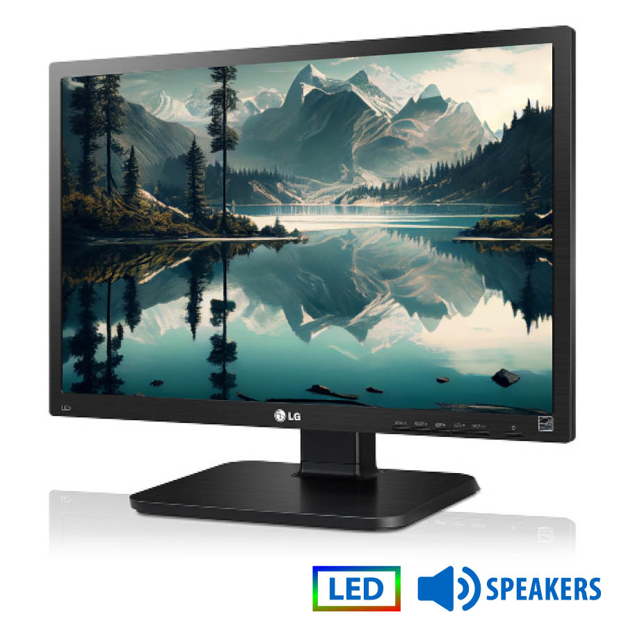 97805_1 Used Monitor 22MB65PM-B LED/LG/22\"/1680x1050/Wide/Black/w/Speakers/D-SUB & DVI-D - Image 1