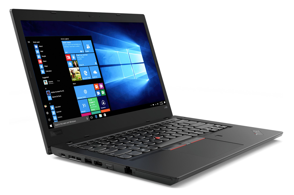 L-4994-GA LENOVO Laptop ThinkPad L480, Refurbished Grade A, i5-8350U, 8/256GB NVME, 14", Cam, UHD Graphics 620, FreeDOS - Image 1
