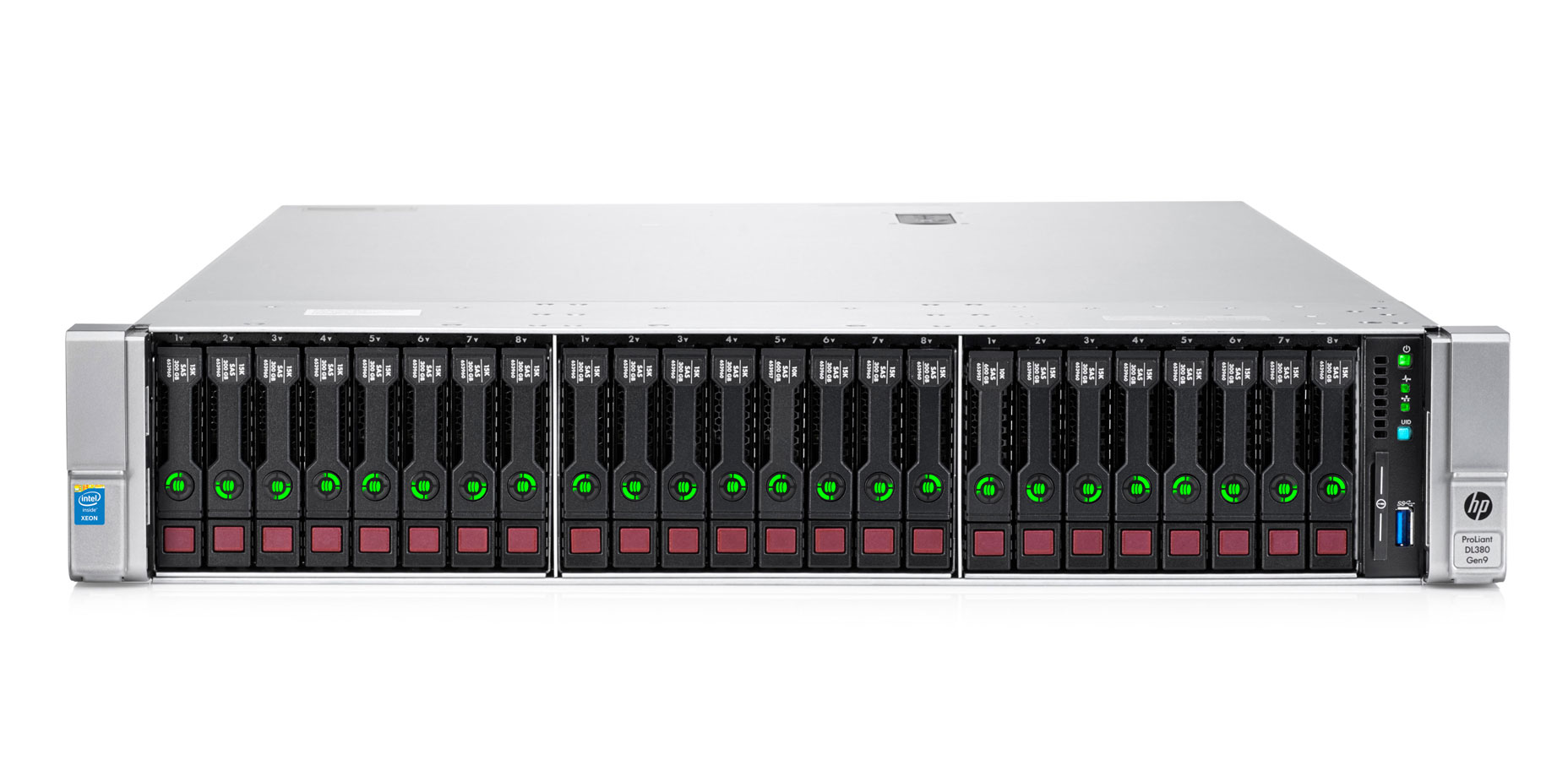 a492e154-45bd-41cf-9b04-9792f6daab0f HP Proliant DL380 G9 (8xSFF) 2 x Xeon E5-2640 v4 (10-Cores)/32GB/P440AR/2x500W/No Rails - Image 1