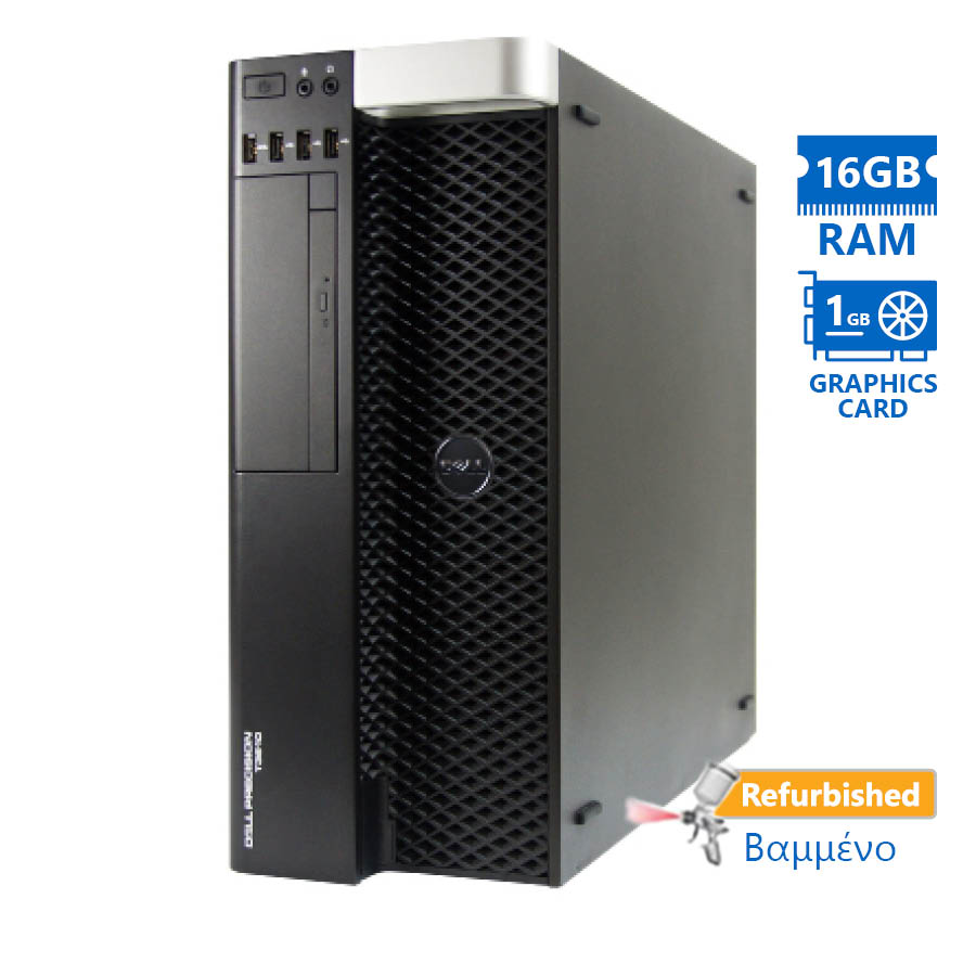 100182_1 Dell Precision T3610 Tower Xeon E5-1620v2(4-Cores)/16GB DDR3/1TB/Nvidia 1GB/DVD/8P Grade A+ Workstat - Image 1