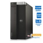 Dell Precision 5810 Tower Xeon E5-1620v3(4-Cores)/32GB DDR4/256GB SSD/Nvidia 4GB/No ODD/8P Grade A+