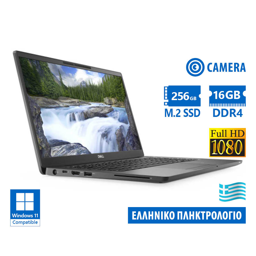 101314_1 Dell (A-) Latitude 7400 i5-8365U/14``FHD/16GB DDR4/256GB M.2 SSD/No ODD/Camera/Grade A- Refurbished - Image 1