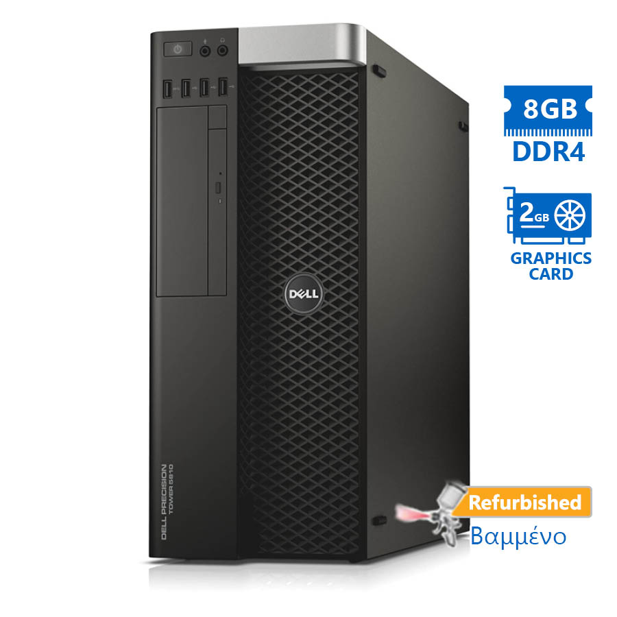 101654_1 Dell Precision 5810 Tower Xeon E5-1620v3(4-Cores)/8GB DDR4/1TB/Nvidia 2GB/DVD/8P Grade A+ Workstatio - Image 1