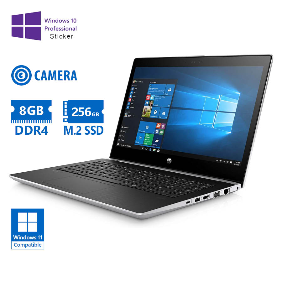 101900_1 HP (A-) ProBook 440 G5 i3-8130U/14``/8GB DDR4/256GB M.2 SSD/No ODD/Camera/10P Grade A- Refurbished L - Image 1