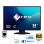 Used (A-) Monitor FlexScan EV2495 IPS LED/Eizo/24``FHD/1920x1200/Wide/Black/w/Sreakers/Grade A-/D-SU