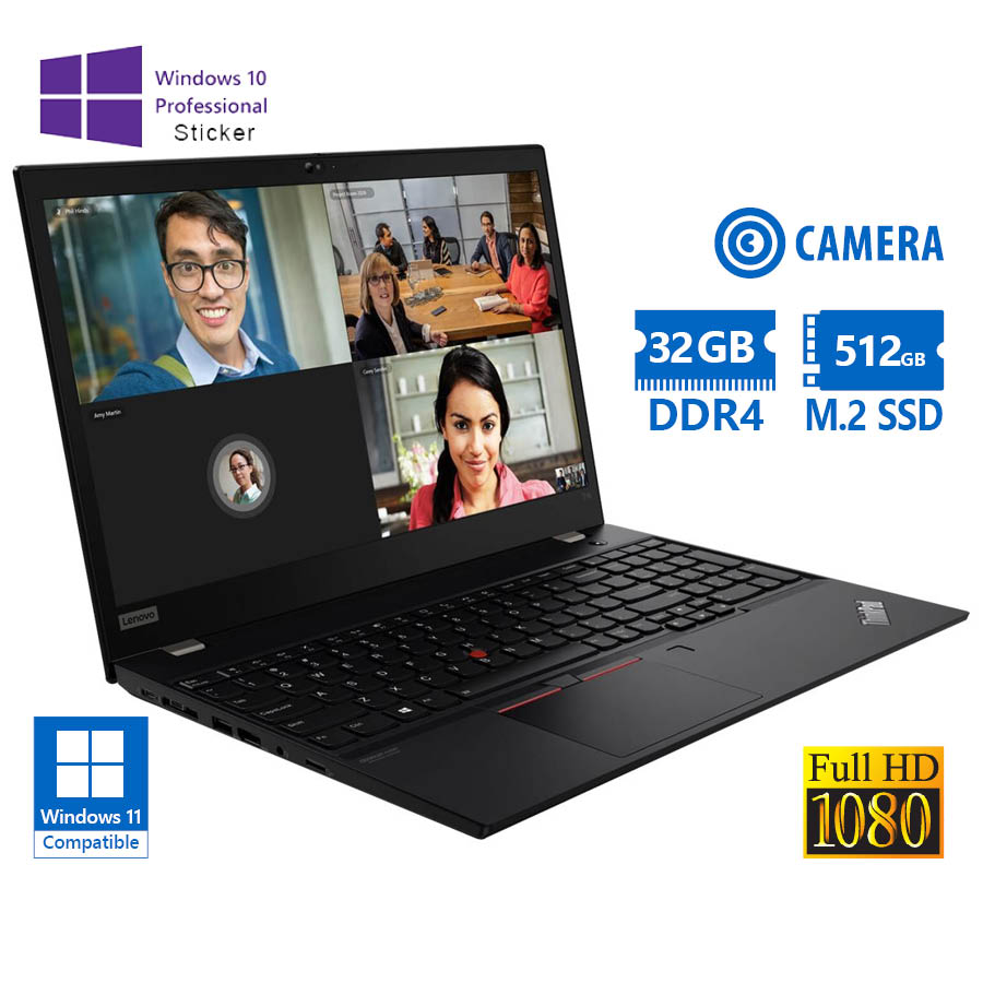 101956_1 Lenovo ThinkPad T15 Gen 1 i7-10610U/15.6”FHD/32GB DDR4/512GB M.2 SSD/No ODD/Camera/10P Grade A Refur - Image 1