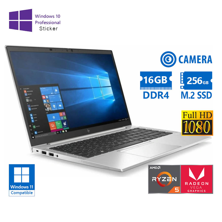 101967_ HP EliteBook 855 G7 AMD Ryzen 5Pro 4650U/15.6``FHD/16GB DDR4/256GB M.2 SSD/w/Radeon™ Graphics (6C@15 - Image 1