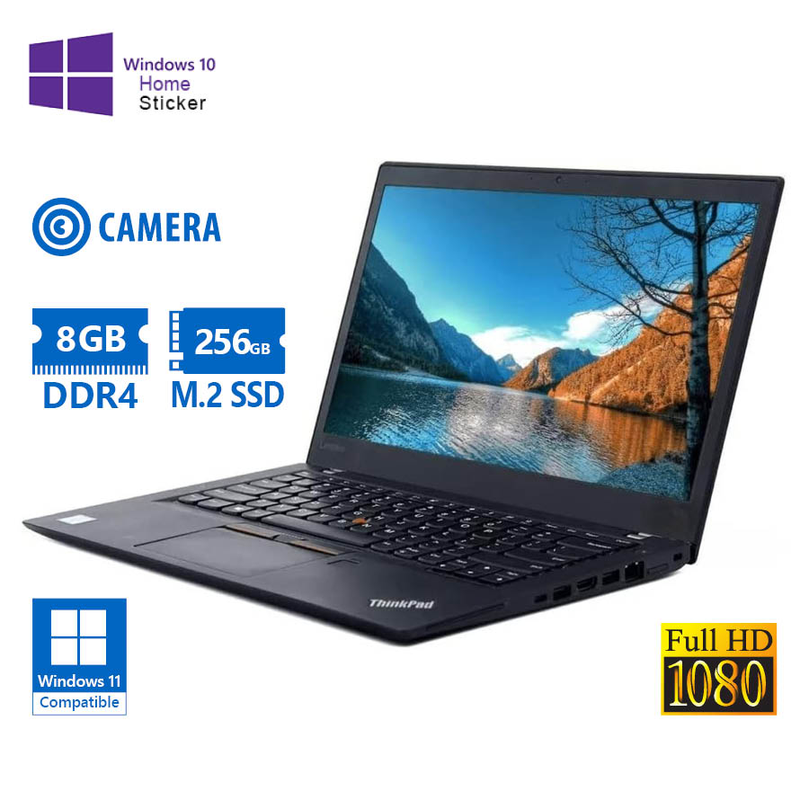 101989_1 Lenovo ThinkPad T490 i5-8365U/14``FHD/8GB DDR4/256GB M.2 SSD/No ODD/Camera/10H Grade A Refurbished L - Image 1