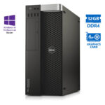 Dell Precision 5810 Tower Xeon E5-1650v3(6-Cores)/32GB DDR4/1TB/Nvidia 4GB/DVD/10P Grade A Workstati