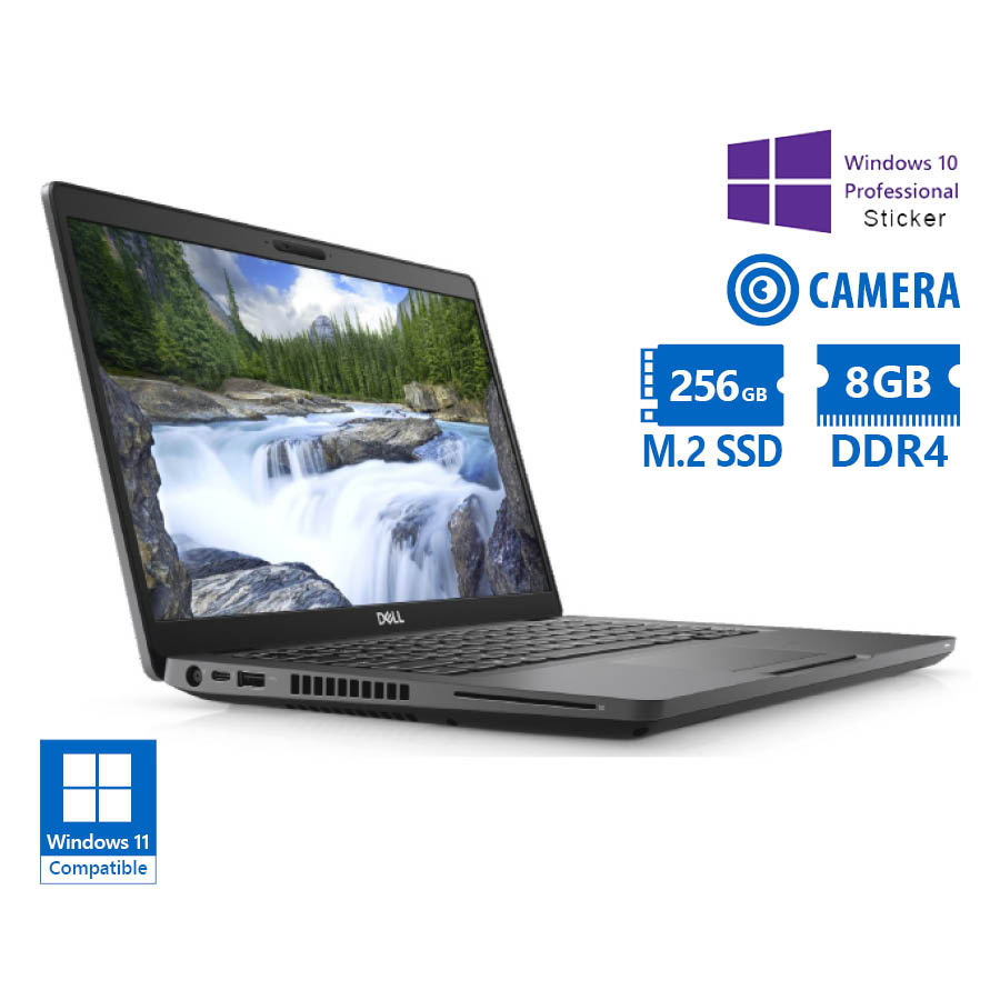95196_1 Dell (A-) Latitude 5400 i5-8365U/14``/8GB DDR4/256GB M.2 SSD/No ODD/Camera/10P Grade A- Refurbished - Image 1