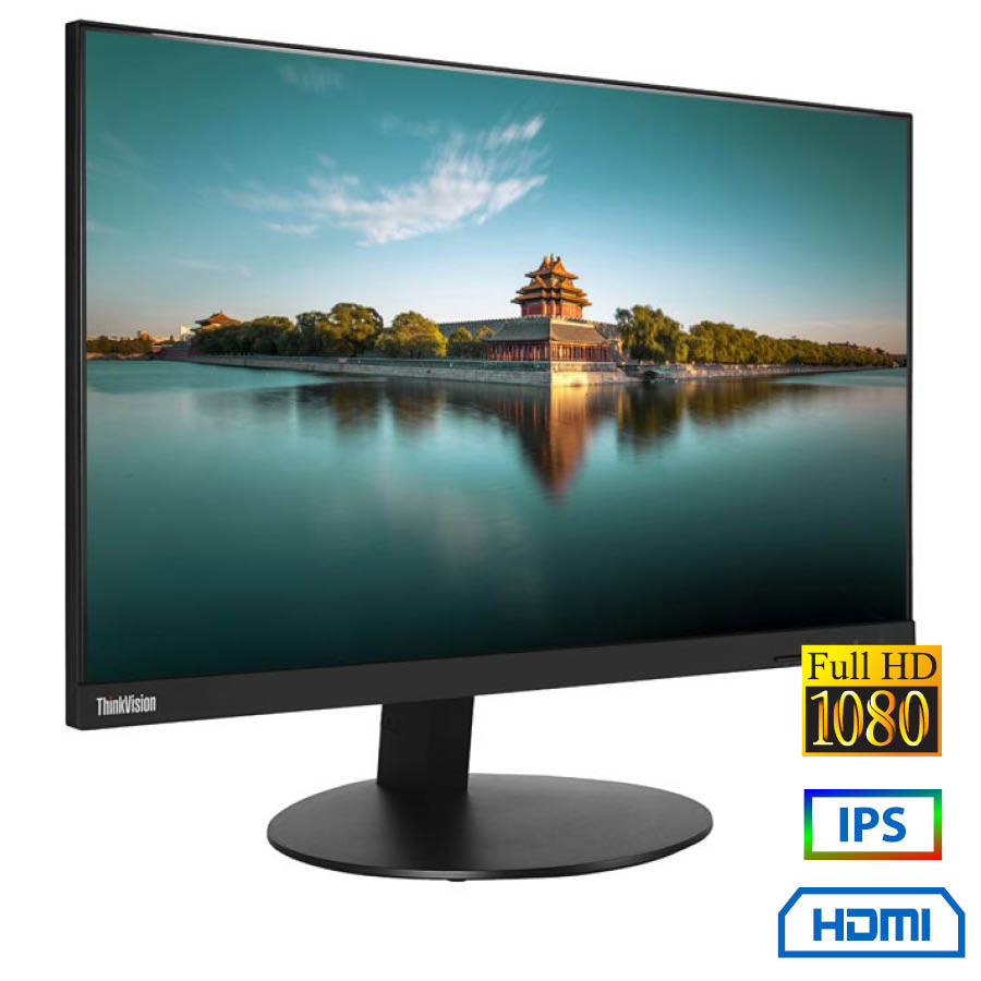 97614_1 Used Monitor T24i-10 IPS LED/Lenovo /24``FHD/1920x1080/Wide/Black/D-SUB & DP & HDMI & USB 3.0 HUB - Image 1