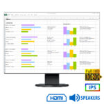 Used (A-) Monitor FlexScan EV2456 IPS LED/Eizo/24``FHD/1920x1200/Wide/Black/w/Sreakers/Grade A-/D-SU