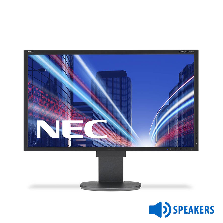 101130_1 Used Monitor EA223WM TFT/Nec/22``/1680x1050/Wide/Black/w/Speakers/D-SUB & DVI-D & DP & USB HUB - Image 1